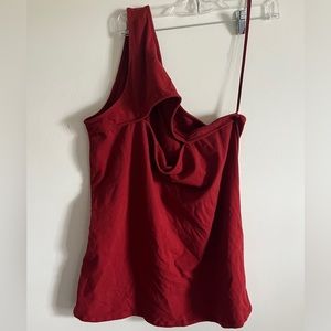 Torrid size 3 foxy one shoulder cutout top